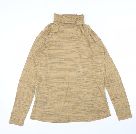 M&S Womens Beige   Basic T-Shirt Size 12