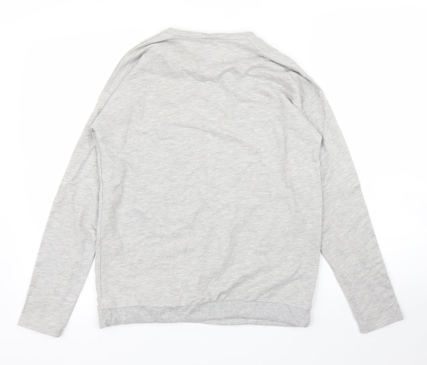 Matalan Womens Grey Solid  Top Pyjama Top Size XS