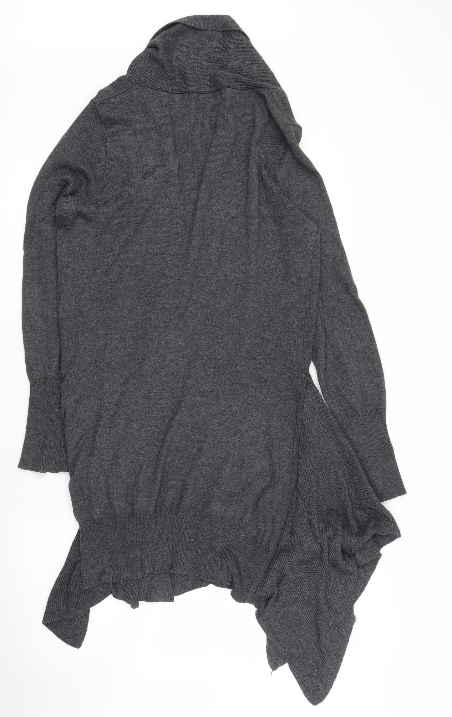 M&S Womens Grey   Cardigan Jumper Size 12