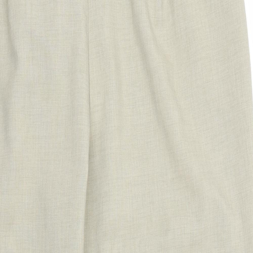 M&S Womens Beige   Capri Trousers Size M L25 in