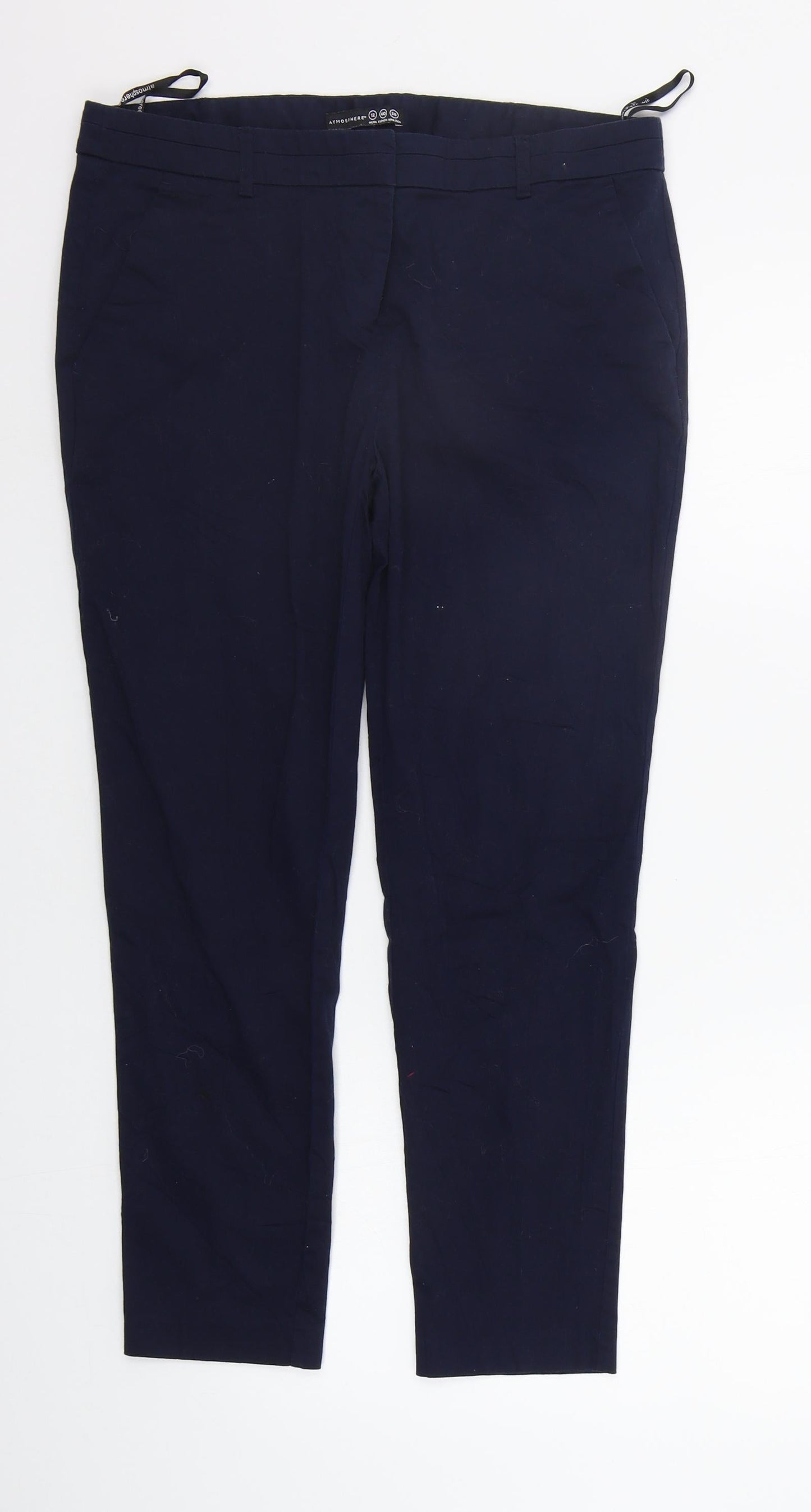 Atmosphere Womens Blue   Trousers  Size 12 L23 in