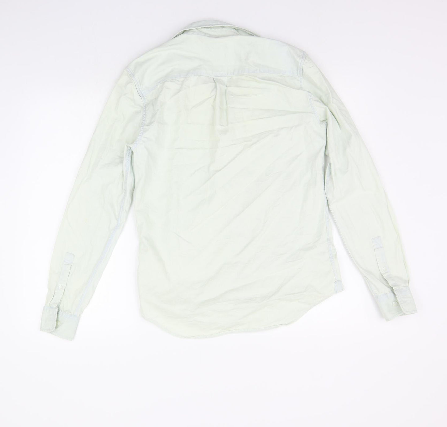 River Island Mens Green    Button-Up Size XS