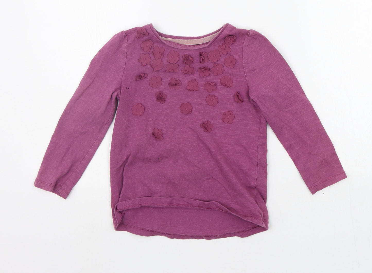 F&F Girls Purple   Basic T-Shirt Size 4-5 Years
