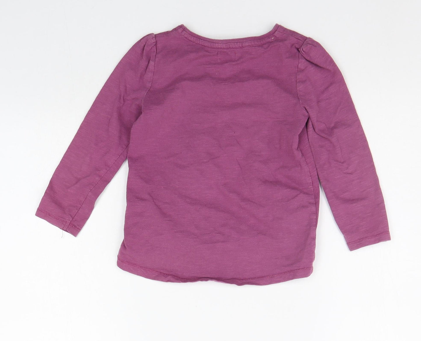 F&F Girls Purple   Basic T-Shirt Size 4-5 Years