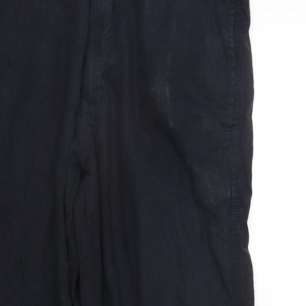 Preworn Womens Black   Trousers  Size 36 in L29 in