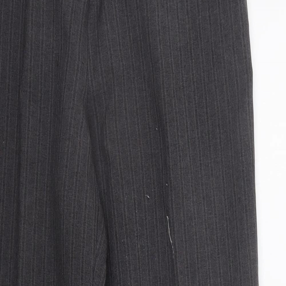 bm collection Womens Grey   Trousers  Size 12 L23 in - Elasticated Waist