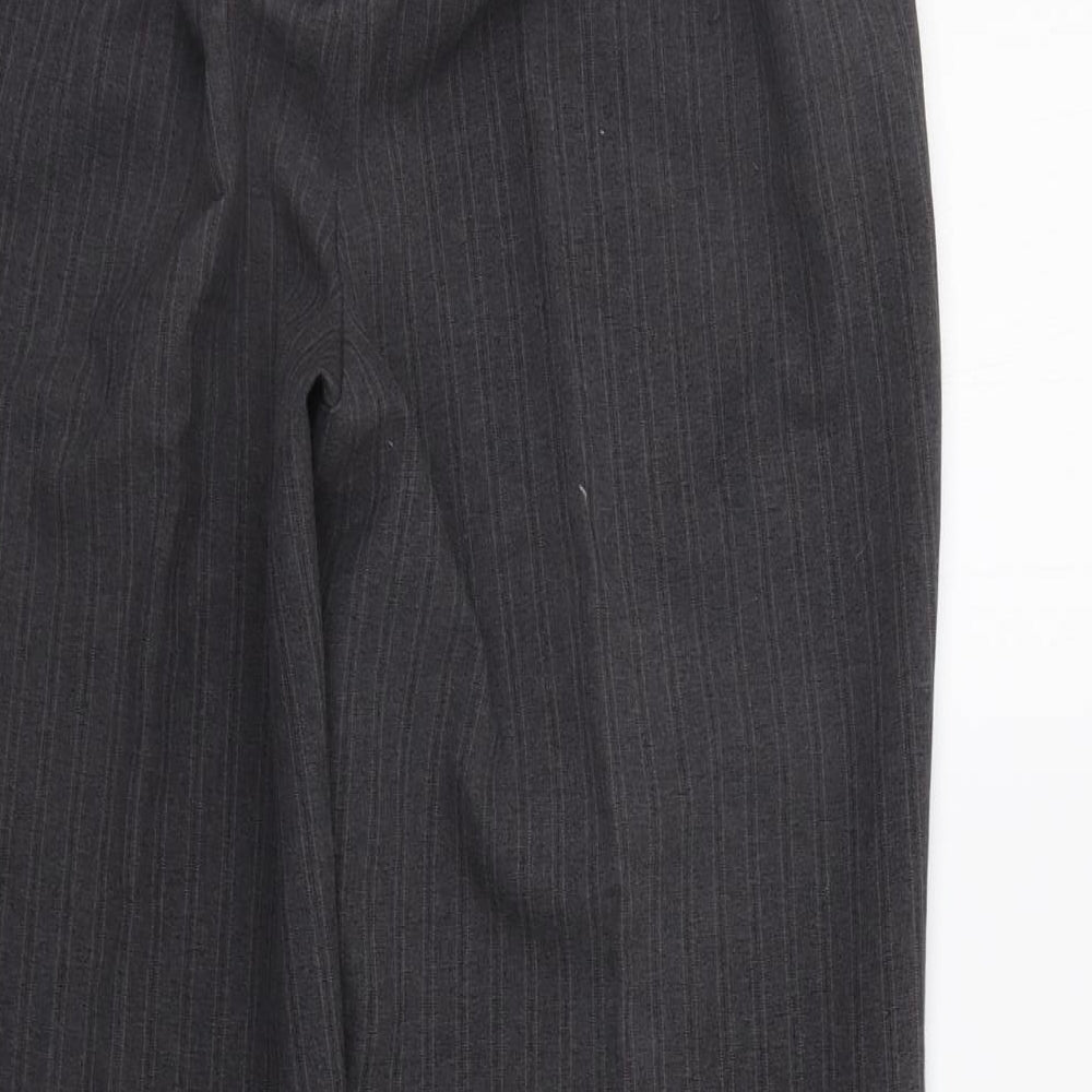 bm collection Womens Grey   Trousers  Size 12 L23 in - Elasticated Waist