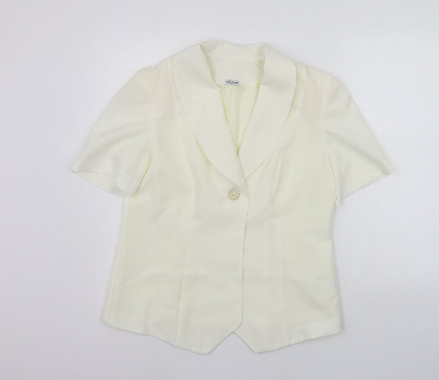 Special Collection Womens Beige   Jacket Blazer Size 12