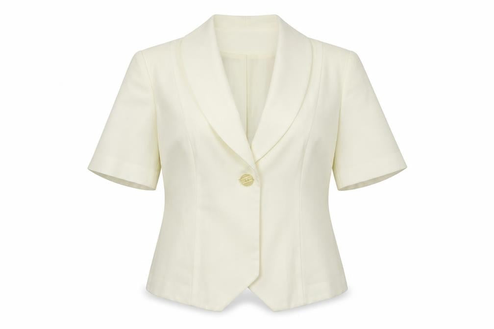 Special Collection Womens Beige   Jacket Blazer Size 12