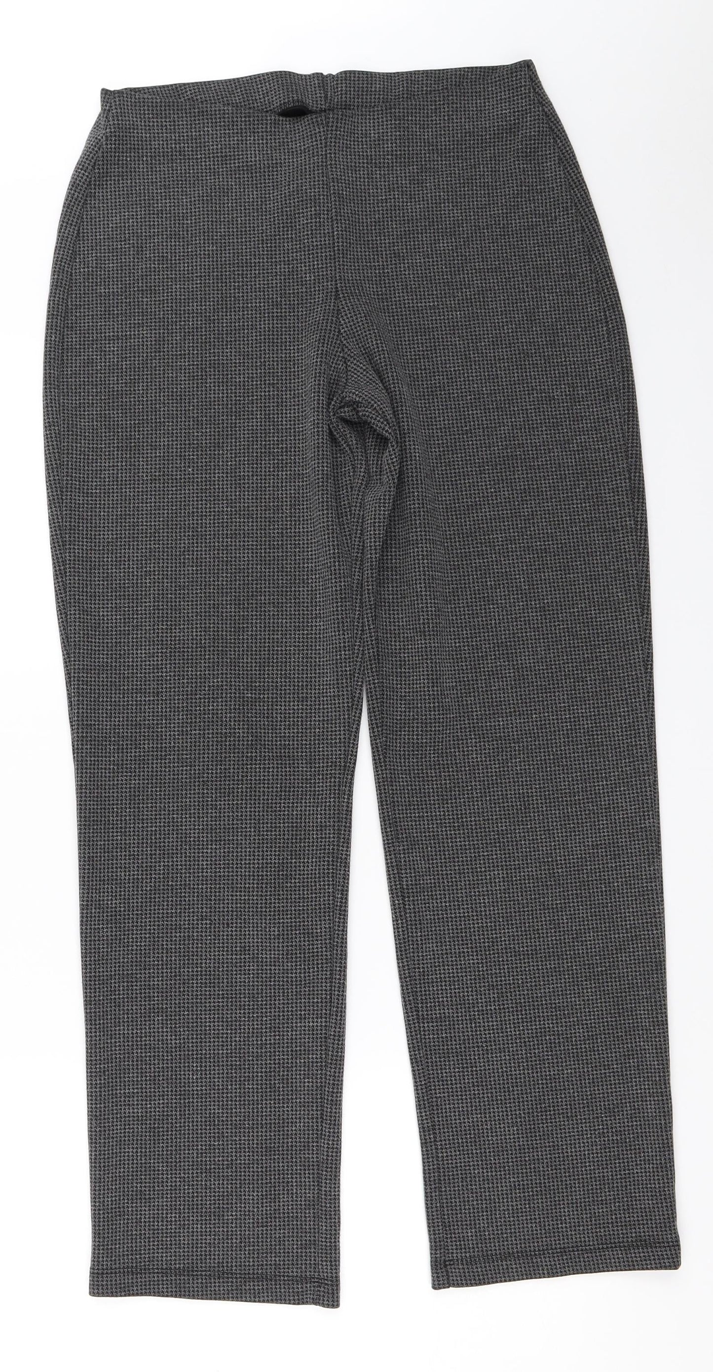 Marks and Spencer Womens Grey   Trousers  Size 10 L27.5 in