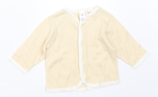 Gap Boys Beige   Cardigan Jumper Size 0-3 Months