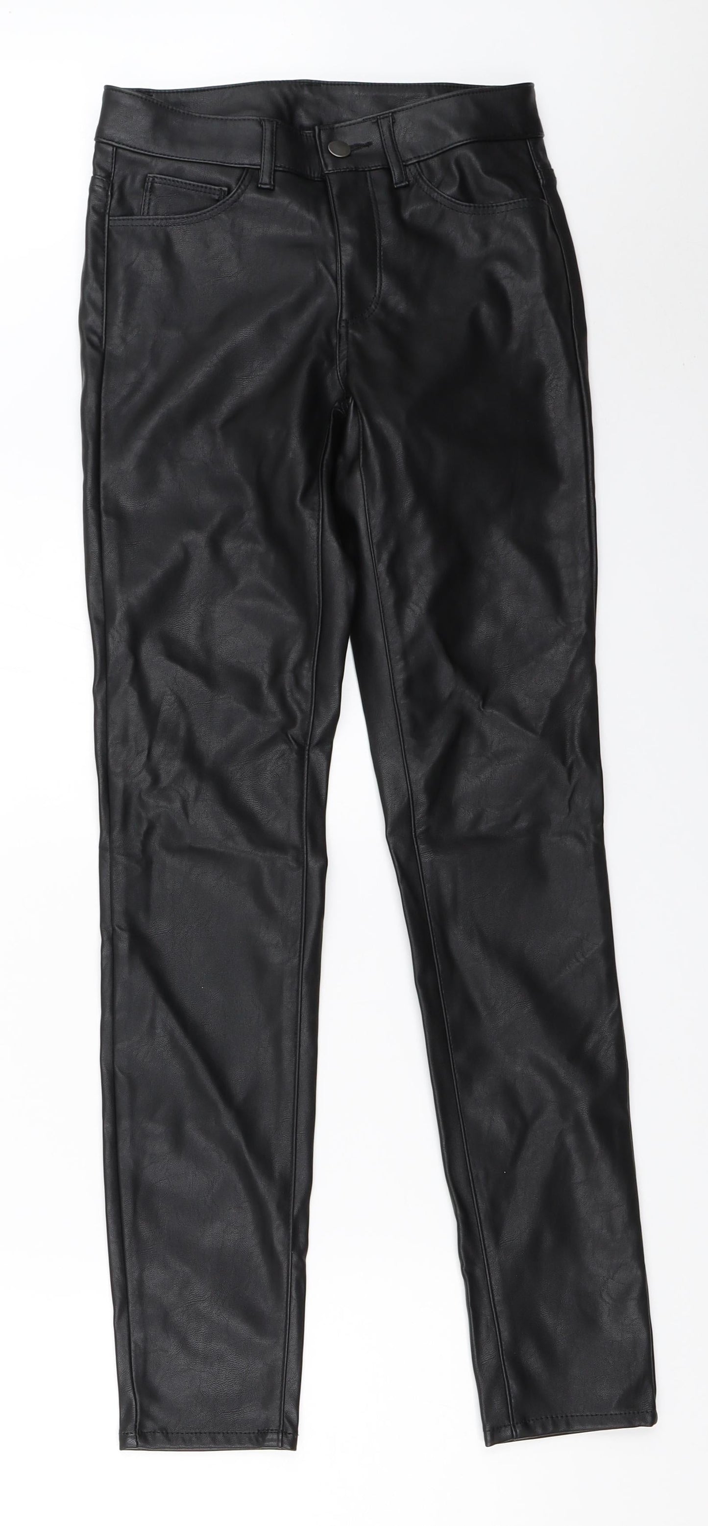 H&M Womens Black   Capri Trousers Size 34 L29 in