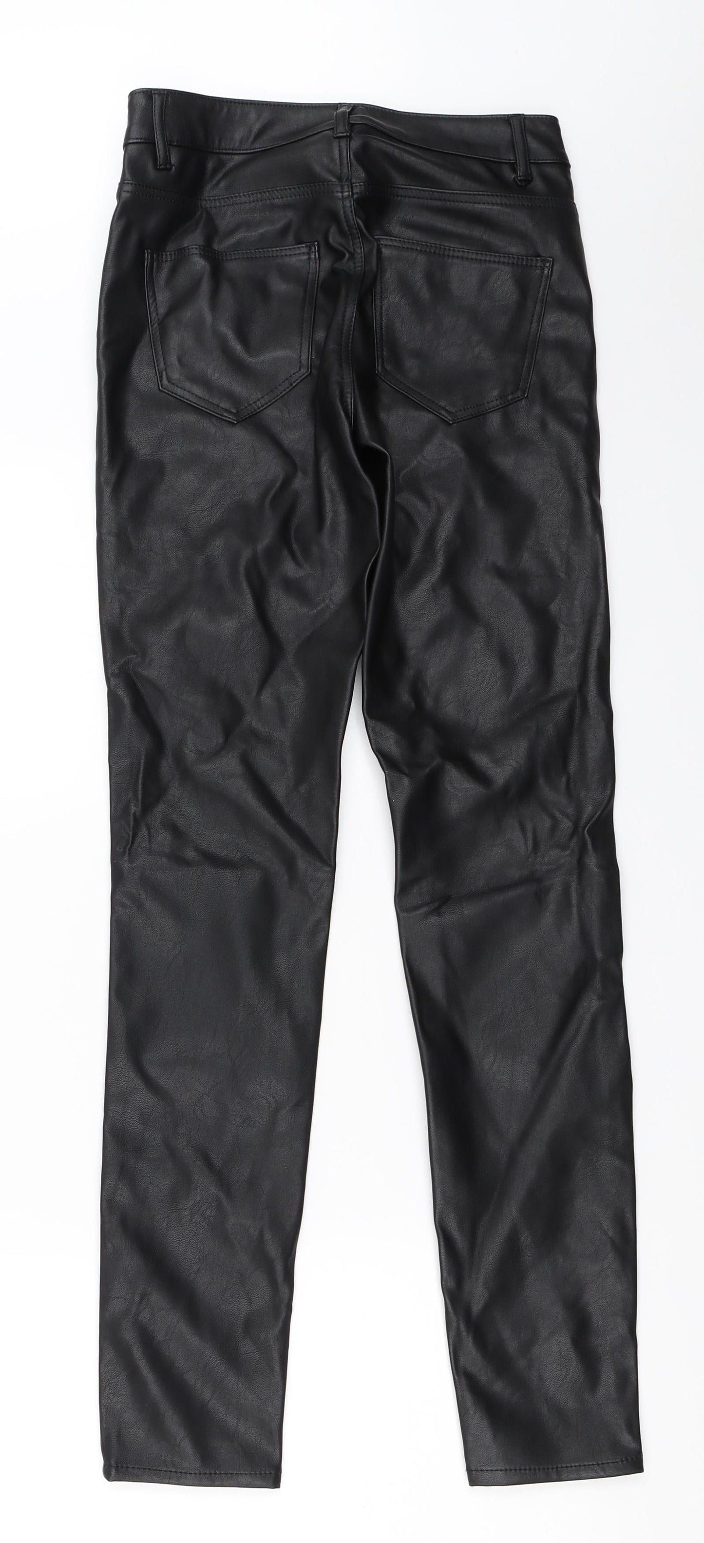 H&M Womens Black   Capri Trousers Size 34 L29 in