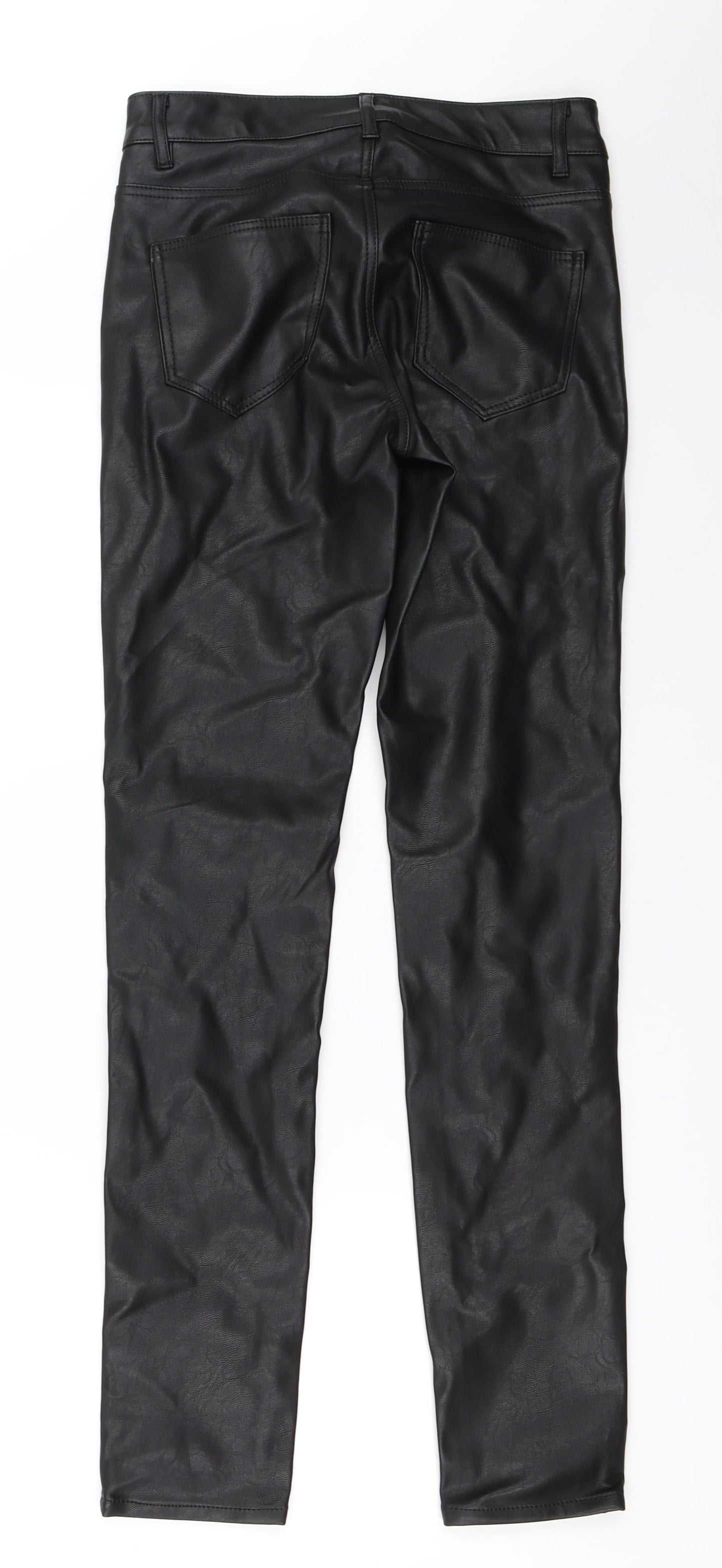 H&M Womens Black   Capri Trousers Size 34 L29 in