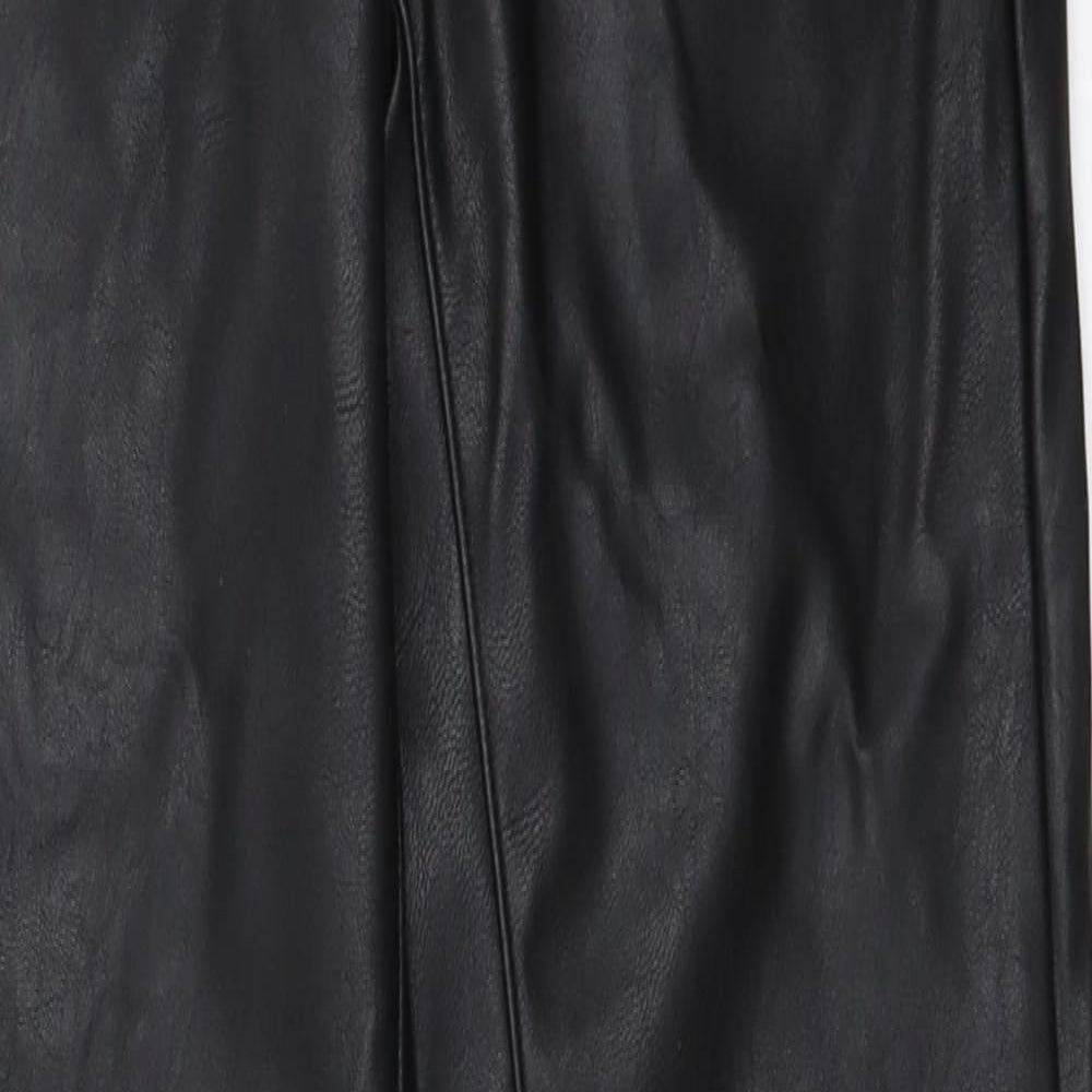 H&M Womens Black   Capri Trousers Size 34 L29 in