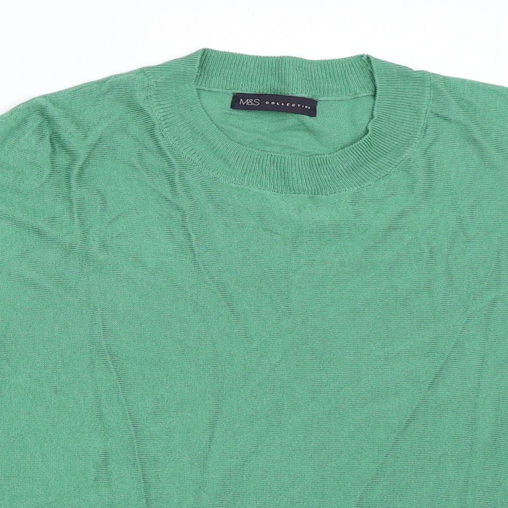 Marks and Spencer Womens Green   Pullover Jumper Size L