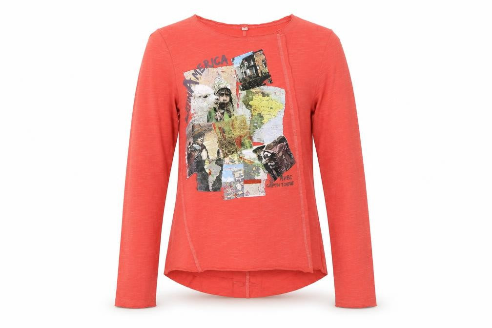 Captn Tortue Girls Pink   Basic T-Shirt Size 8 Years