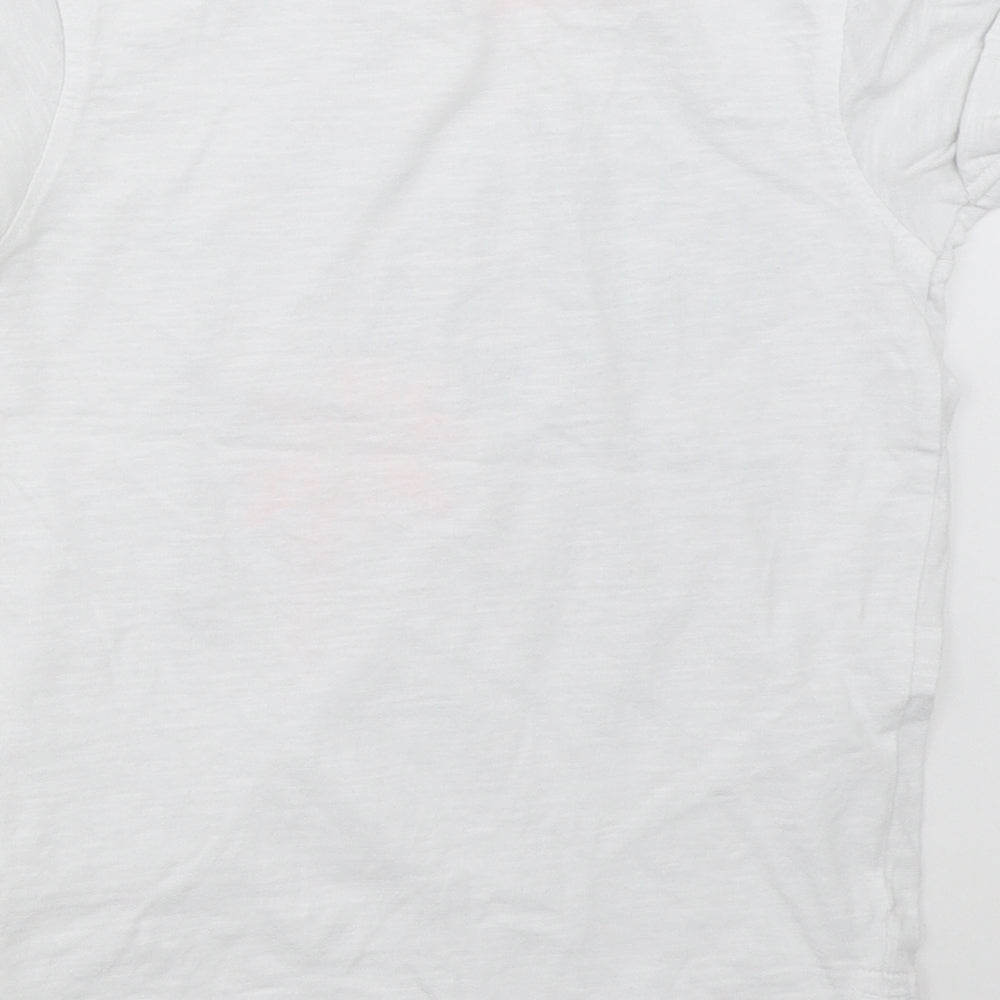 George Boys White   Basic T-Shirt Size 7-8 Years