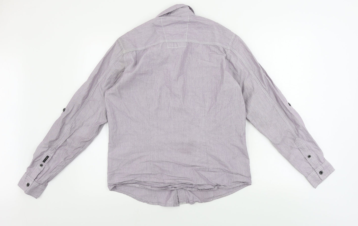 Burton Mens Purple    Button-Up Size S