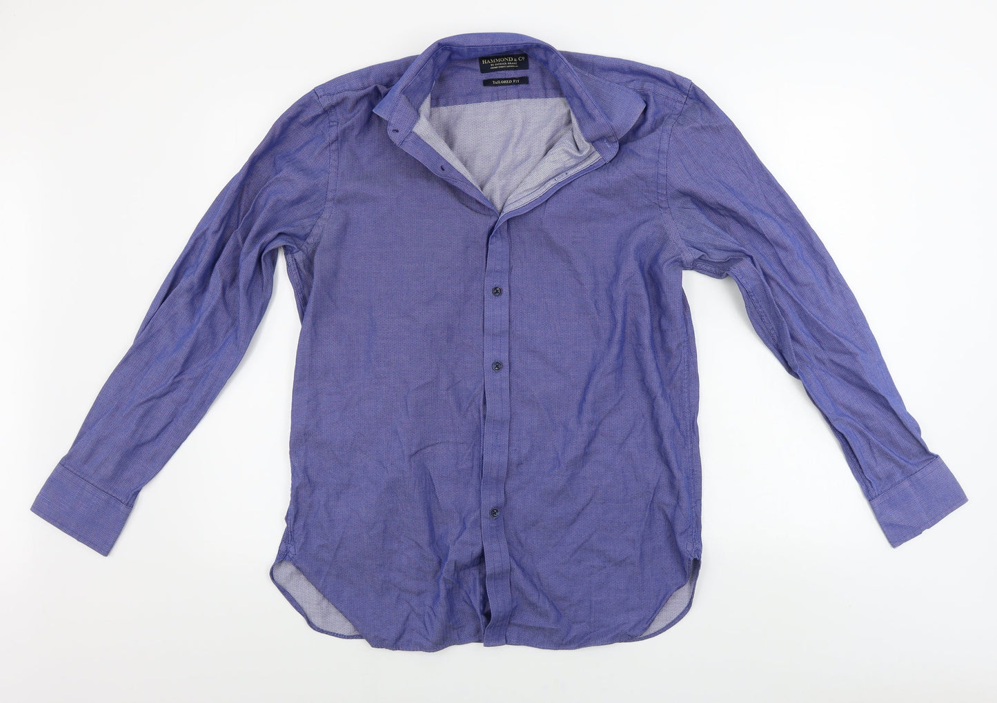 Hammond & CO  Mens Blue    Dress Shirt Size 16.5