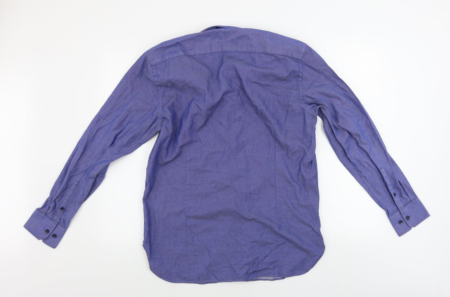 Hammond & CO  Mens Blue    Dress Shirt Size 16.5