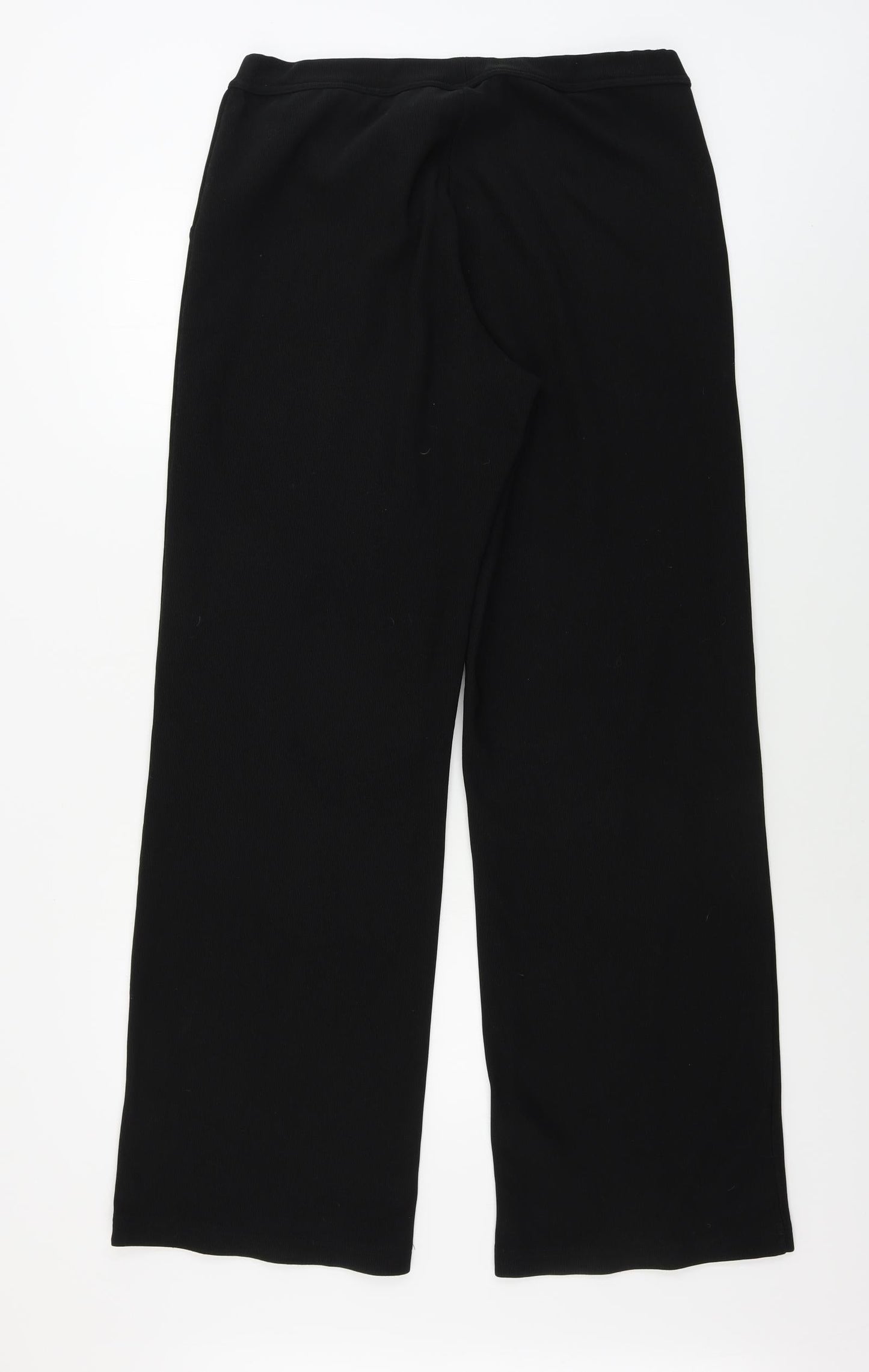 St michael        Womens Black Paisley  Trousers  Size 14 L30 in