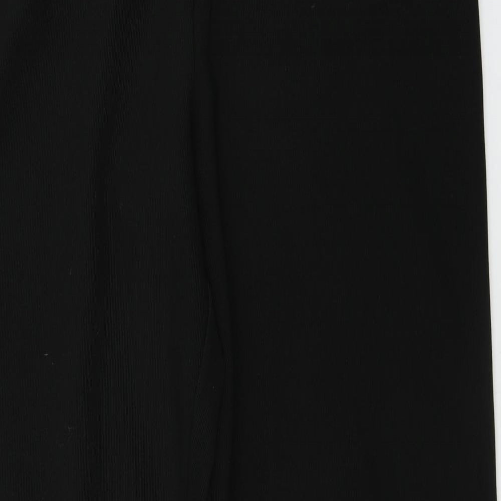 St michael        Womens Black Paisley  Trousers  Size 14 L30 in