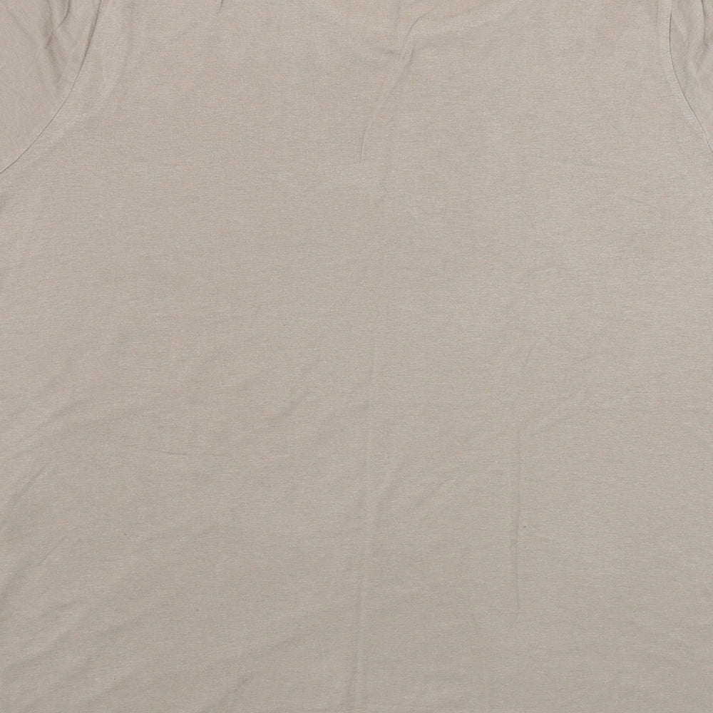 Select  Womens Brown   Basic T-Shirt Size L