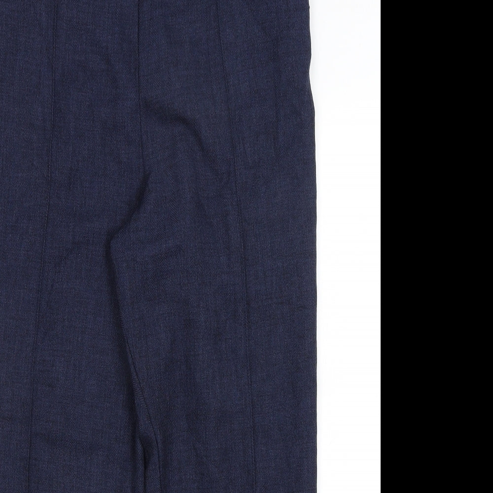 M&S Womens Blue   Trousers  Size 18 L25 in
