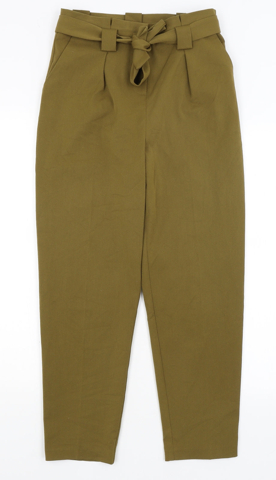 Topshpo Womens Green   Trousers  Size 6 L25 in