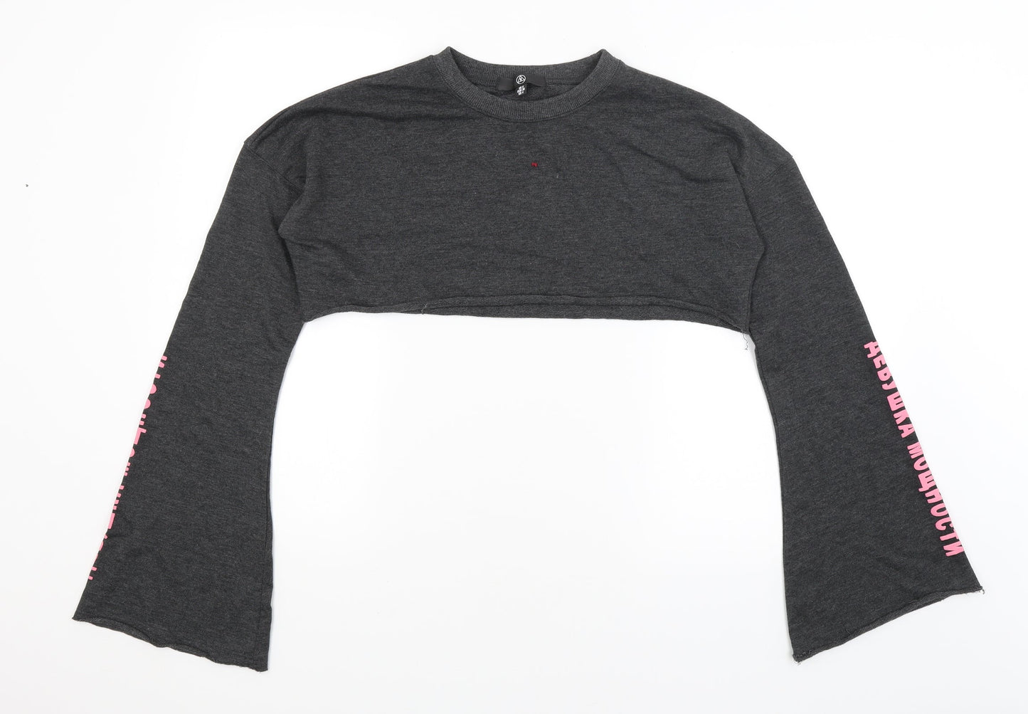 Missguided Womens Grey   Pullover Jumper Size 8