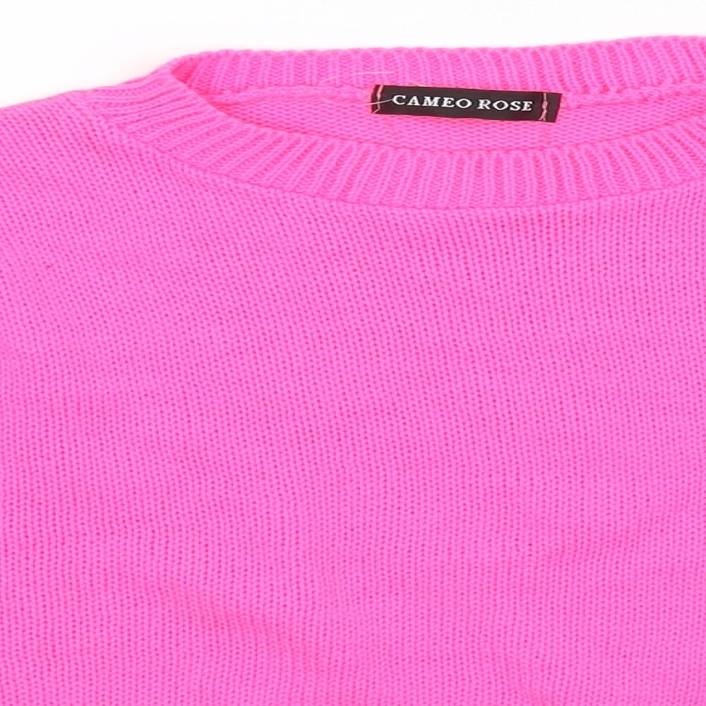 Cameo Rose Womens Pink   Pullover Jumper Size S
