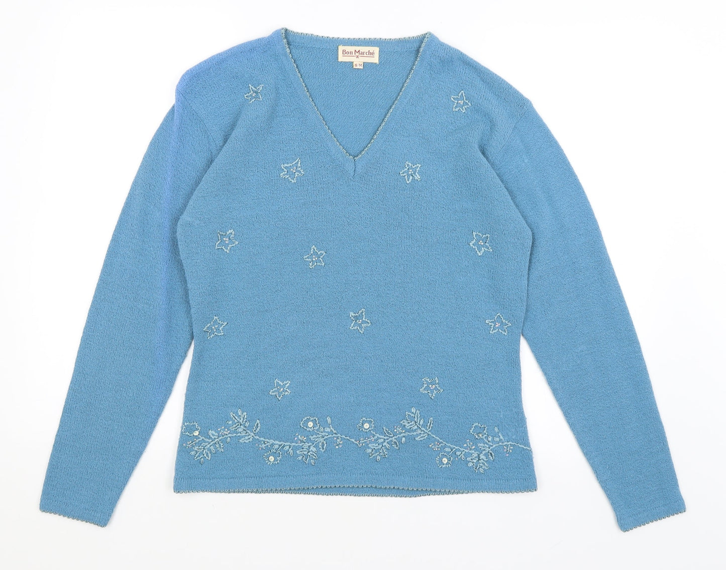 Bonmarche Womens Blue   Pullover Jumper Size S