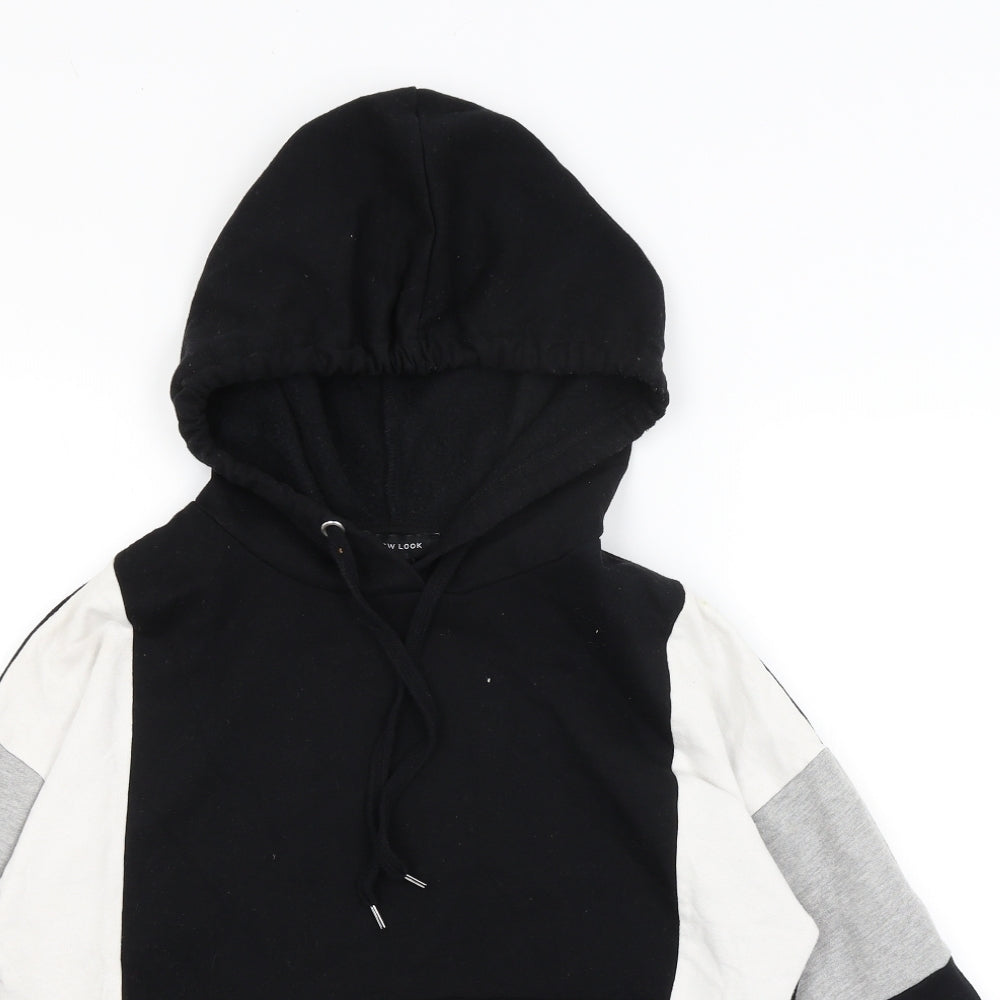New Look Womens Black   Pullover Hoodie Size S