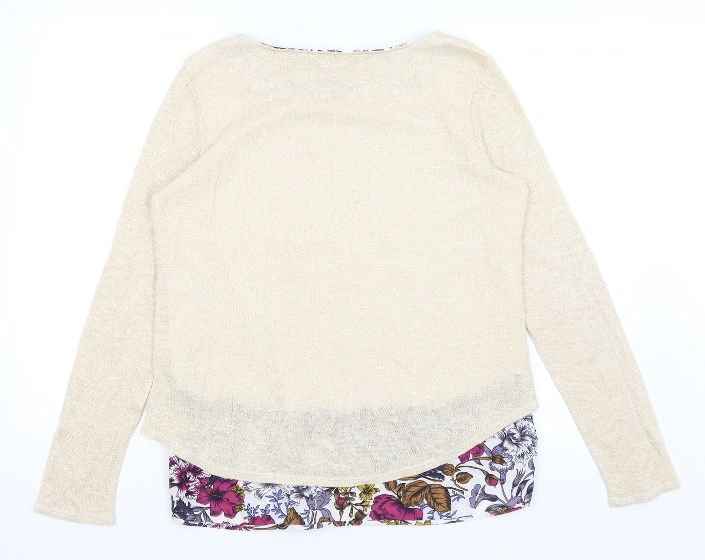 Per Una Womens Gold   Pullover Jumper Size 12