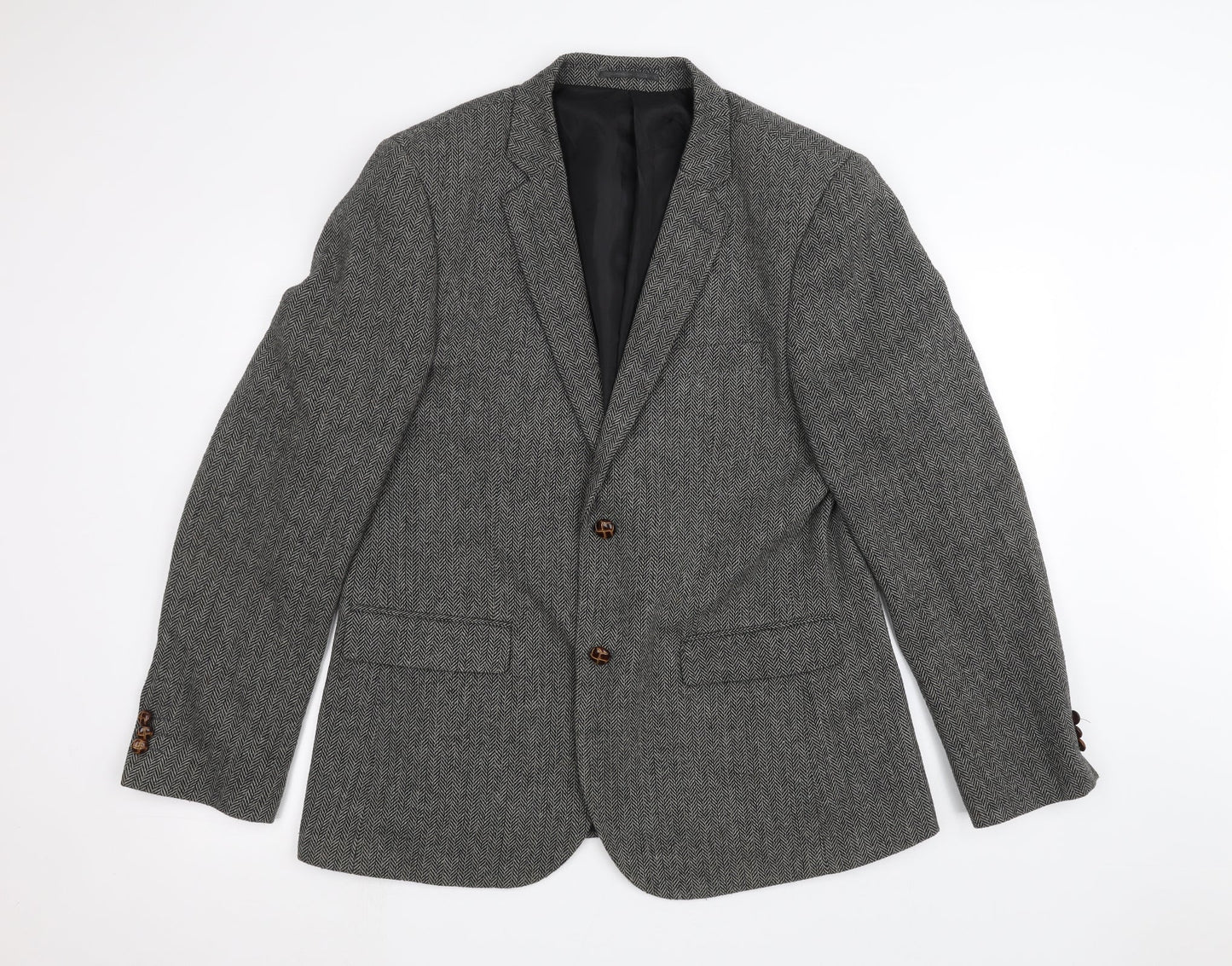 New Look Mens Grey   Jacket Suit Jacket Size 42