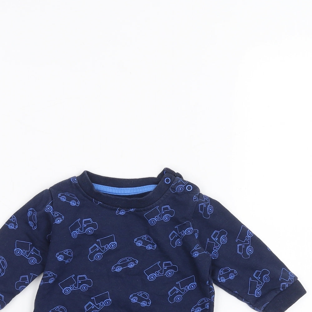 Peacocks Baby Blue   Pullover Jumper Size 0-3 Months