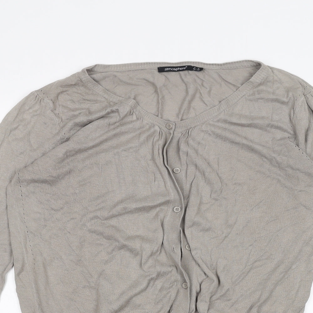 Atmosphere Womens Beige   Cardigan Jumper Size 12