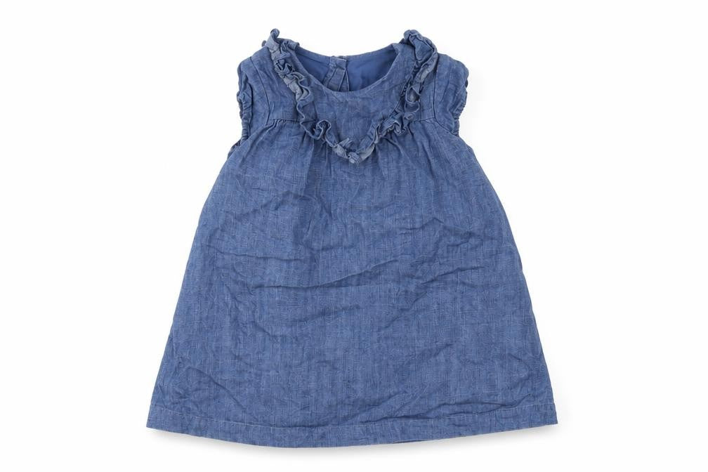 Front view of Marks & Spencer Baby Blue A-Line, size 18-24, Months