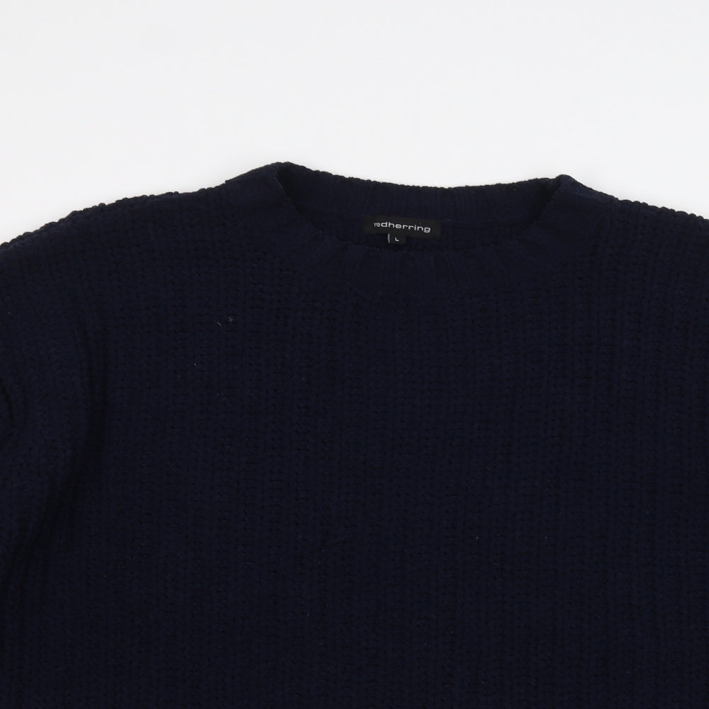 Red Herring Womens Blue   Pullover Jumper Size L