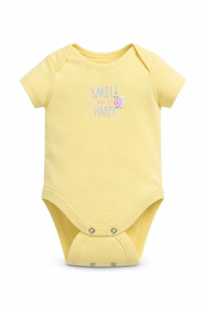 George Girls Yellow   Babygrow One-Piece Size 0-3 Months