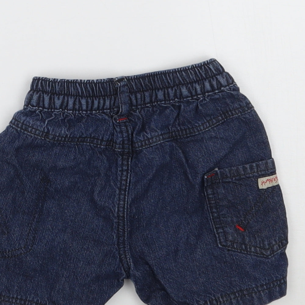 Mothercare Boys Blue   Cropped Jeans Size 0-3 Months