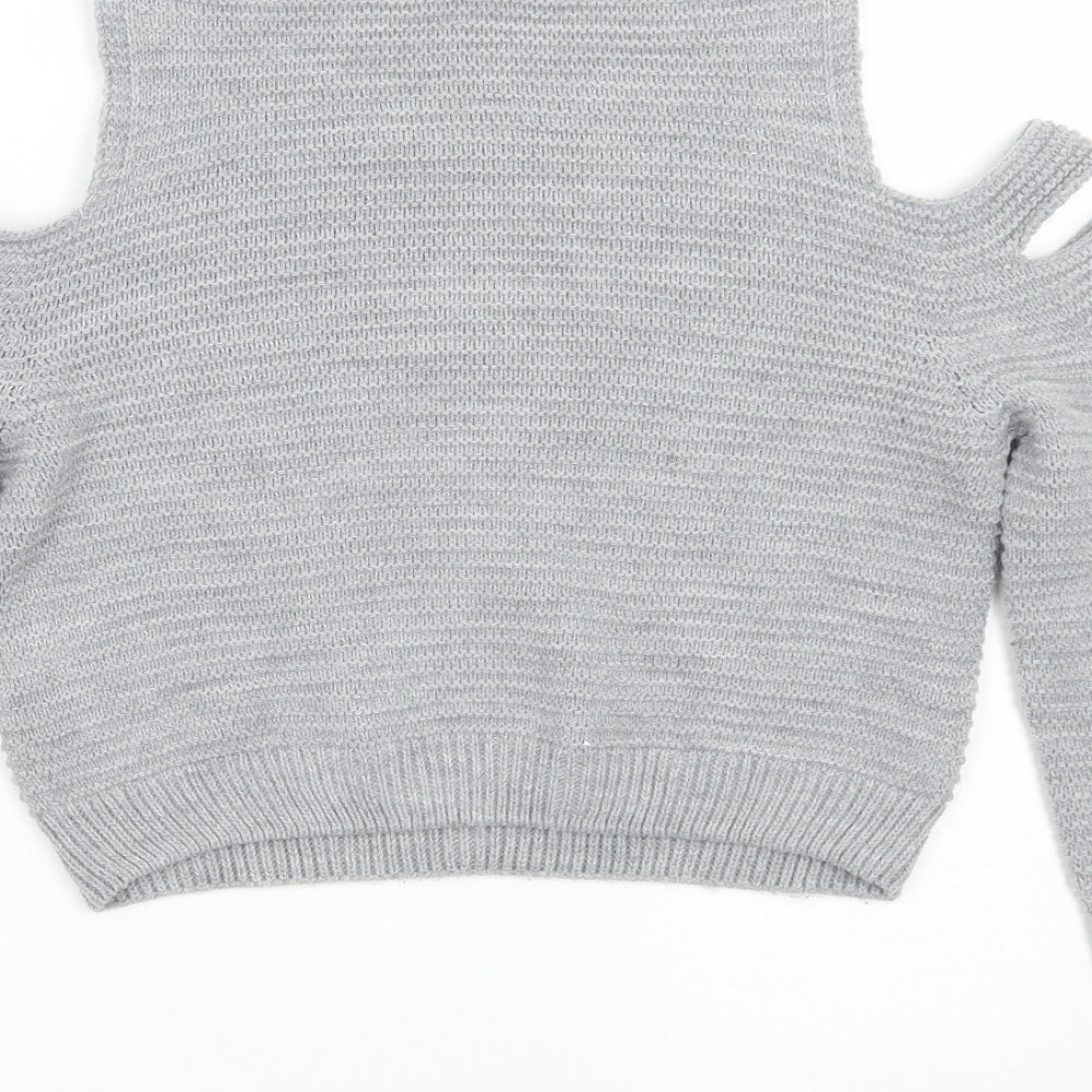 Select Womens Grey   Pullover Jumper Size 6