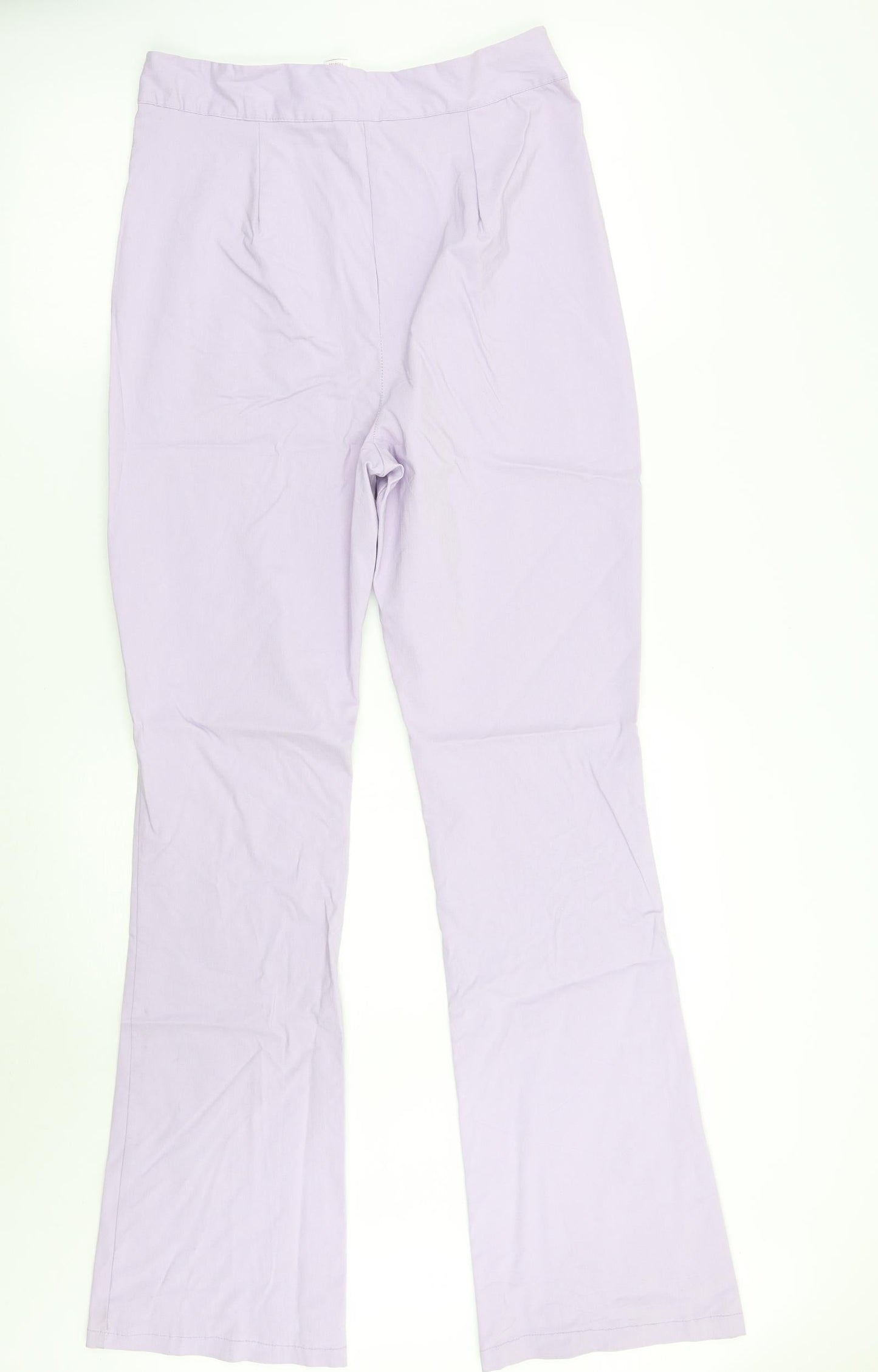 Nasty Gal Womens Purple   Trousers  Size 12 L33 in