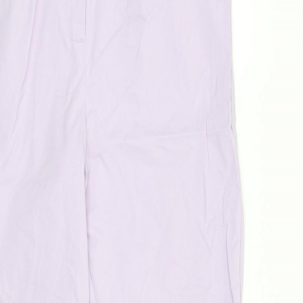 Nasty Gal Womens Purple   Trousers  Size 12 L33 in