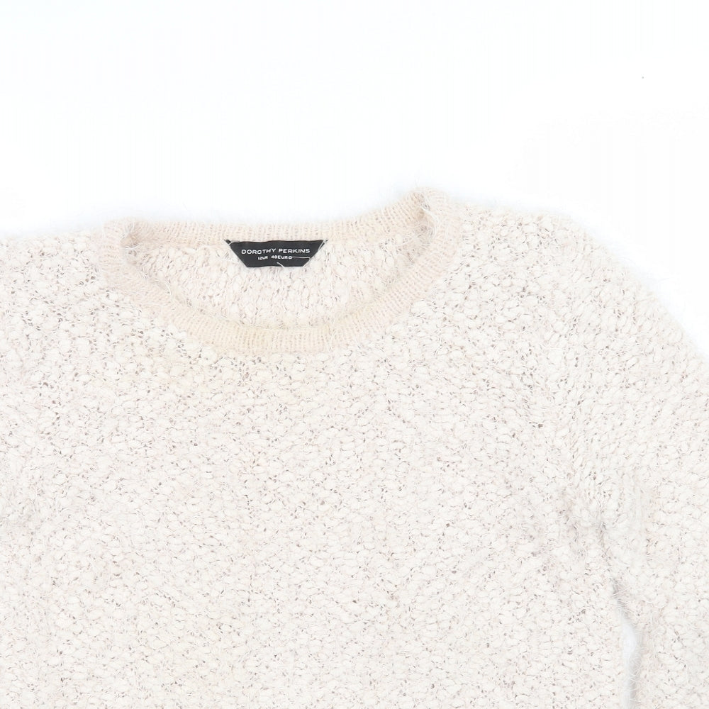 Dorothy Perkins Womens Ivory   Pullover Jumper Size 12