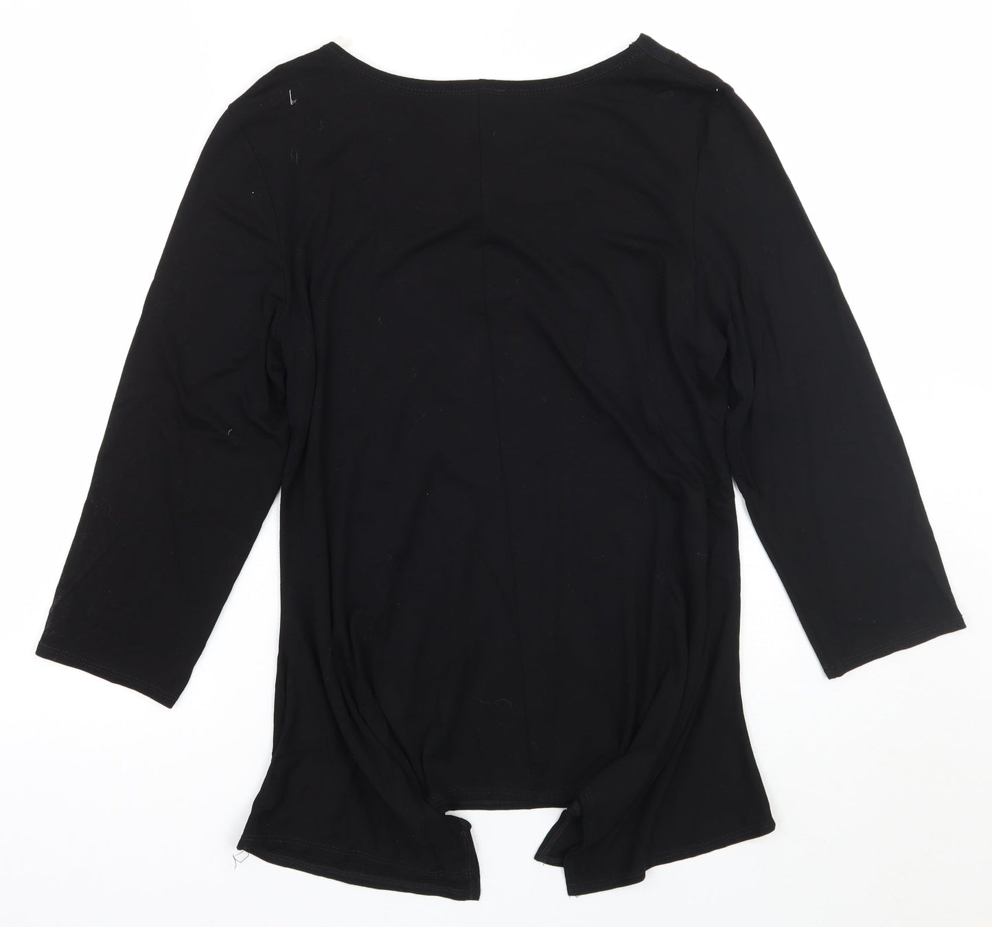 Saloos Womens Black   Basic T-Shirt Size L