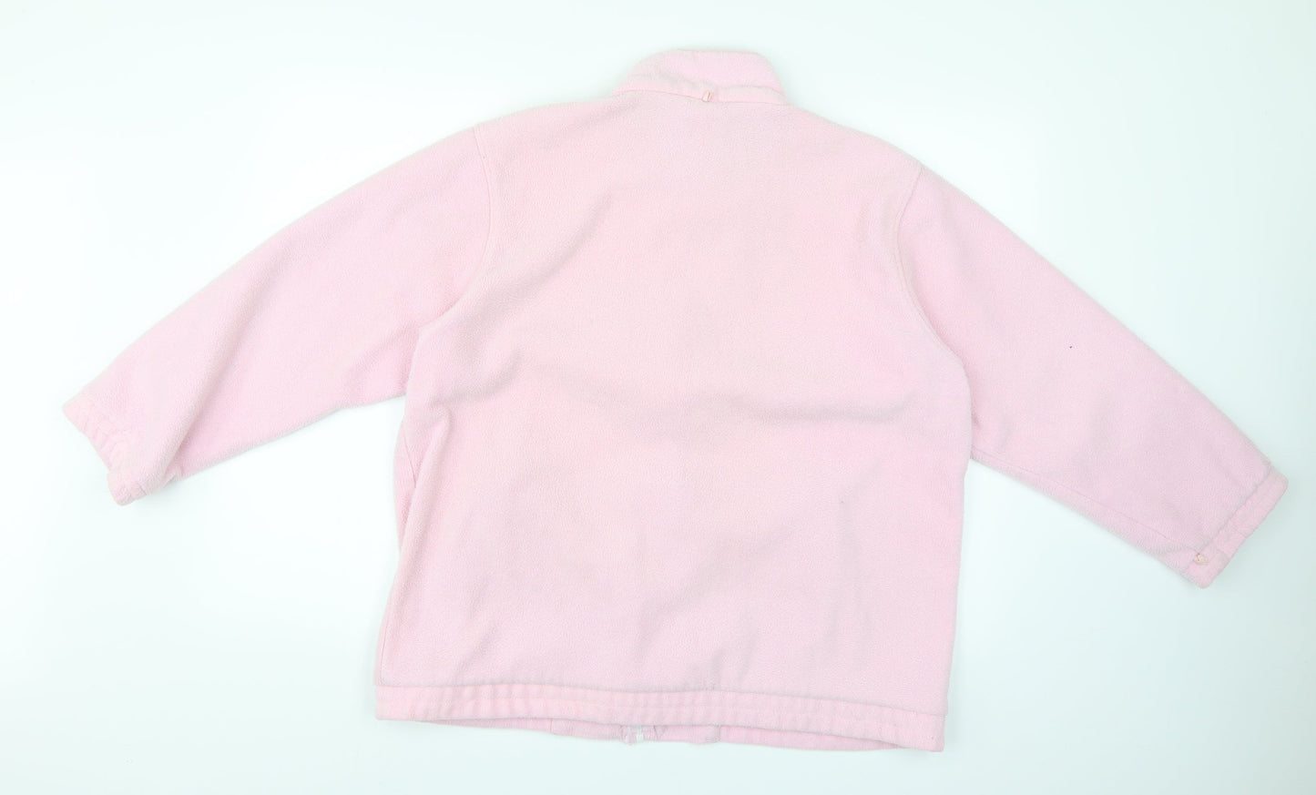 Preworn Womens Pink   Full Zip Jumper Size L