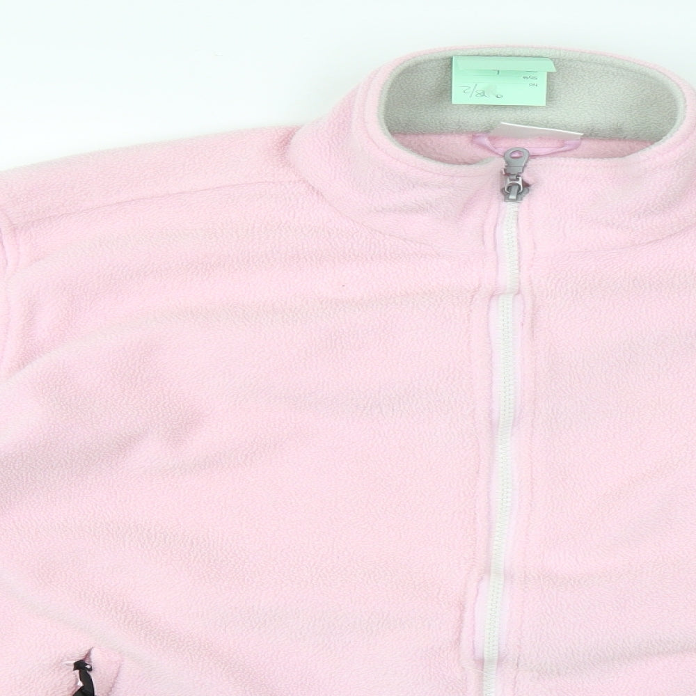Preworn Womens Pink   Full Zip Jumper Size L