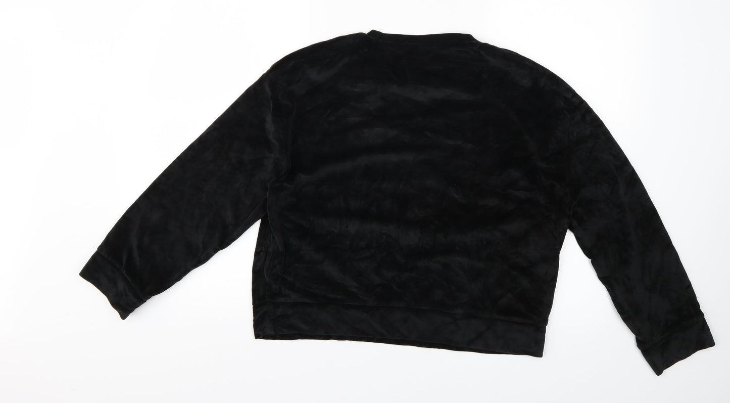 Zara Womens Black   Pullover Jumper Size M